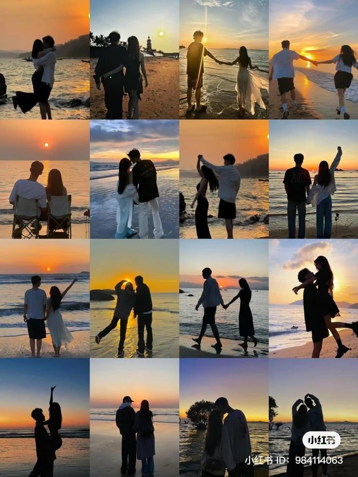 sunset couples · pinterest grid